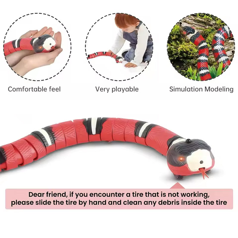USB Rechargeable Interactive Cat Snake Toy product image