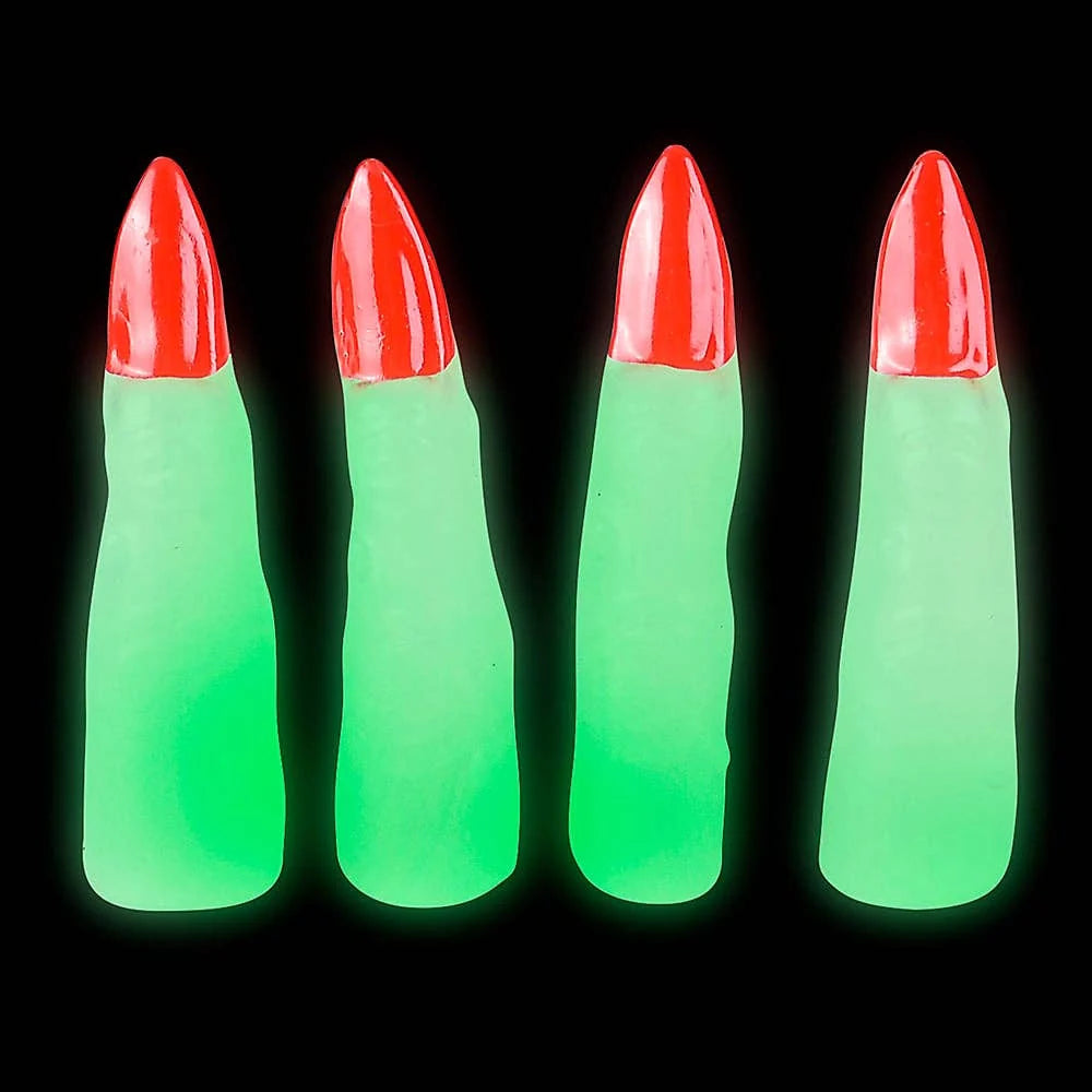 Glow-in-the-Dark Martian Fingers – 3" Halloween Toy