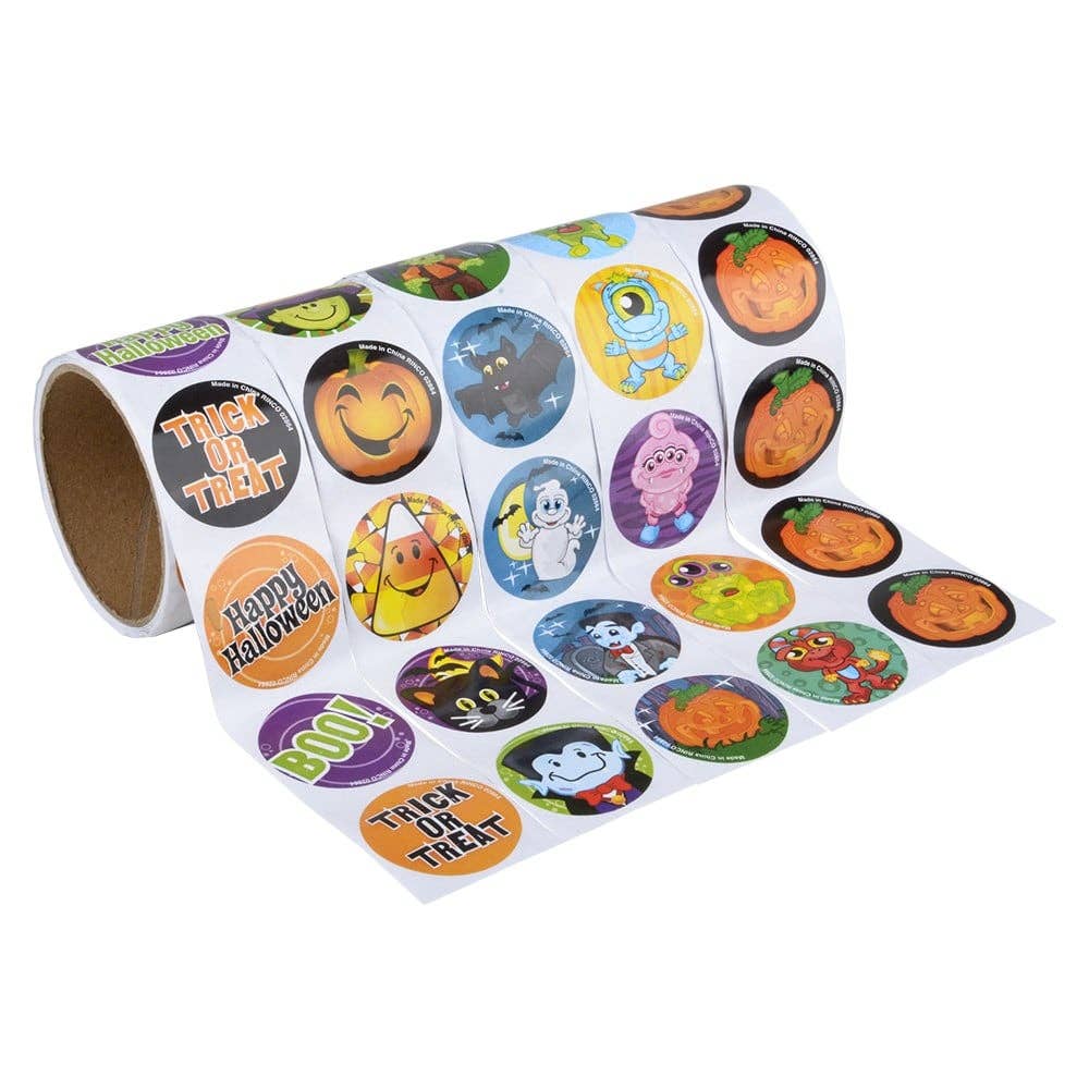 Halloween Roll Stickers – 500pcs Assorted Designs
