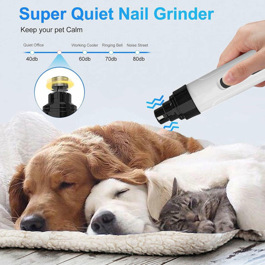 Dog nail grinder detail