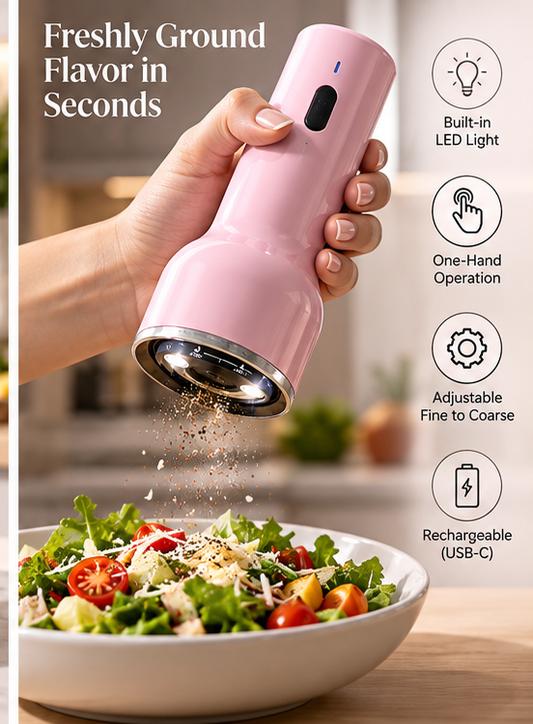 AShopix electric spice grinder lifestyle seasoning