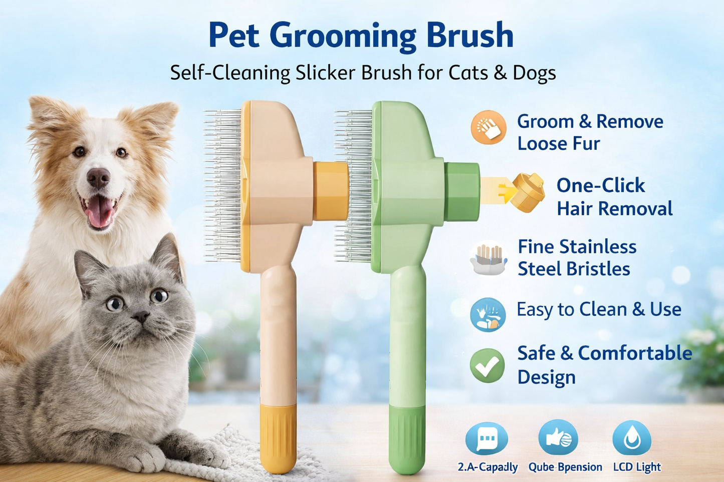Pet Hair & Flea Comb