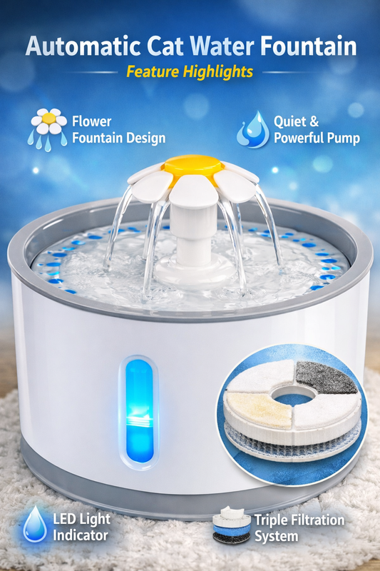 Automatic Cat Water Fountain