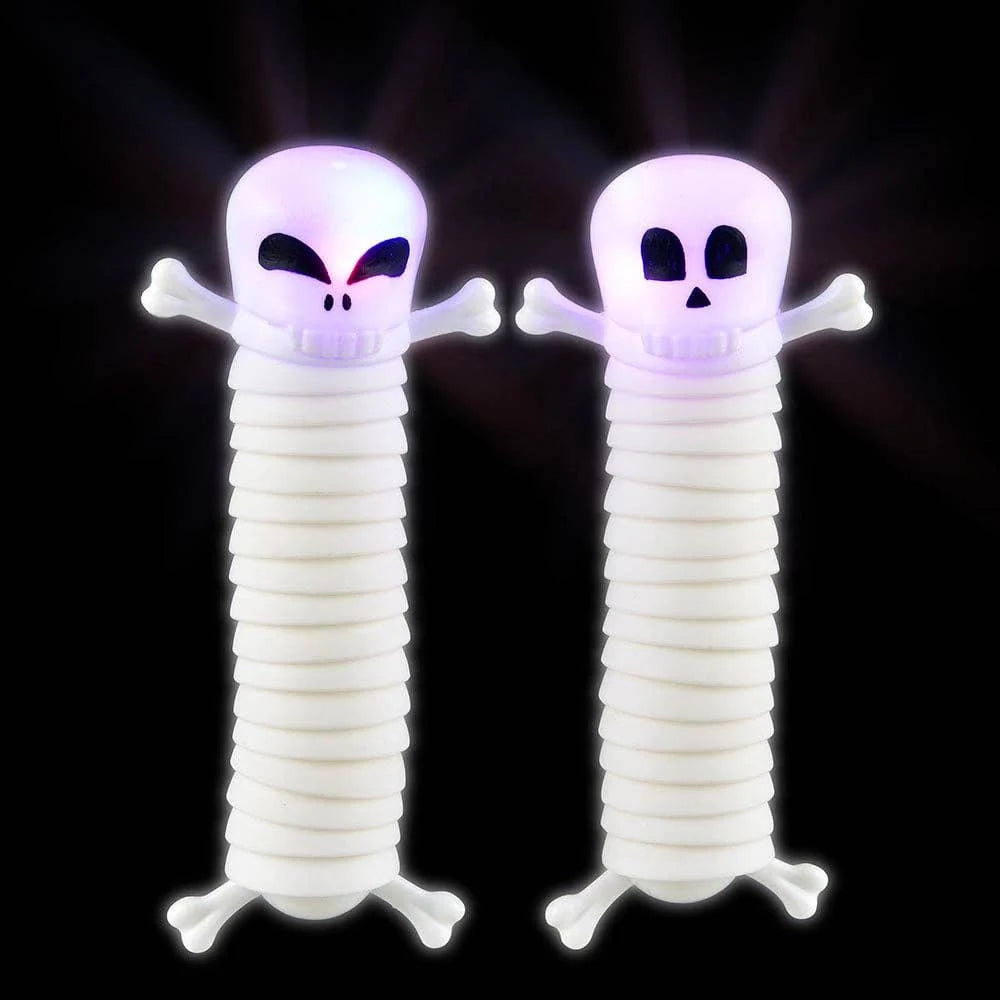 Light-Up Wiggle Skeleton – 5.5" Halloween Toy