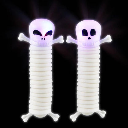 Light-Up Wiggle Skeleton – 5.5" Halloween Toy