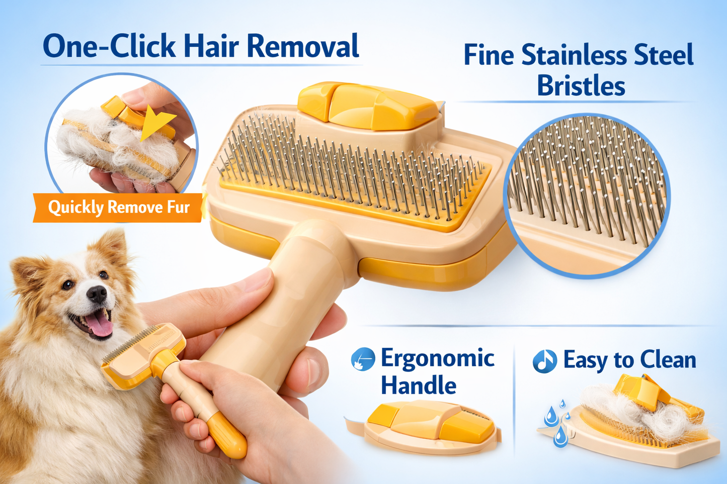 Pet Hair & Flea Comb