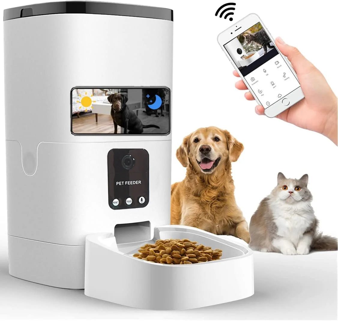 6L Automatic Pet Feeder with Camera&Wifi