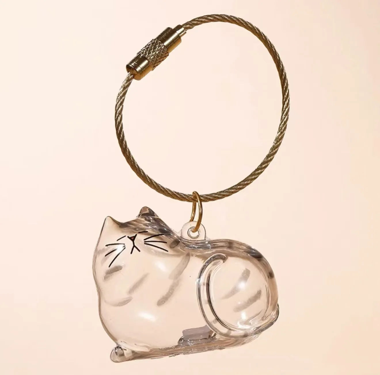Cat Hair Keychain