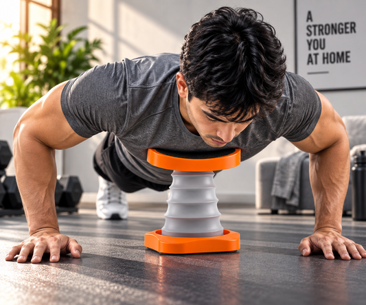 Push-Up Assist Trainer – Spring-Loaded Support