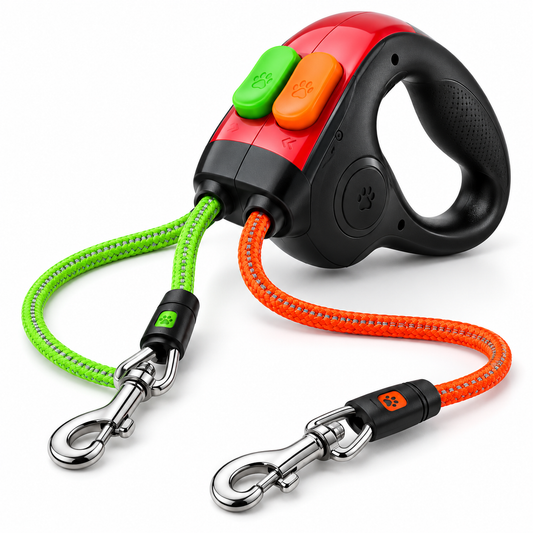 Dual Dog Leash – Tangle-Free 2-Dog Walking System