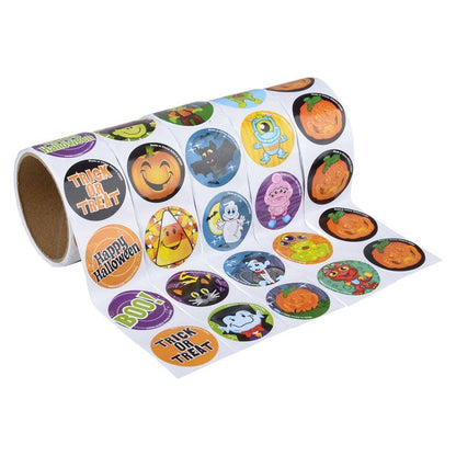 Halloween Roll Stickers – 500pcs Assorted Designs