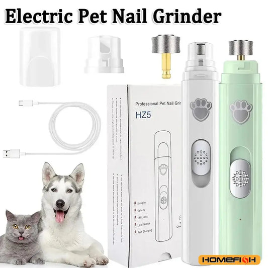 Electric pet nail grinder detail