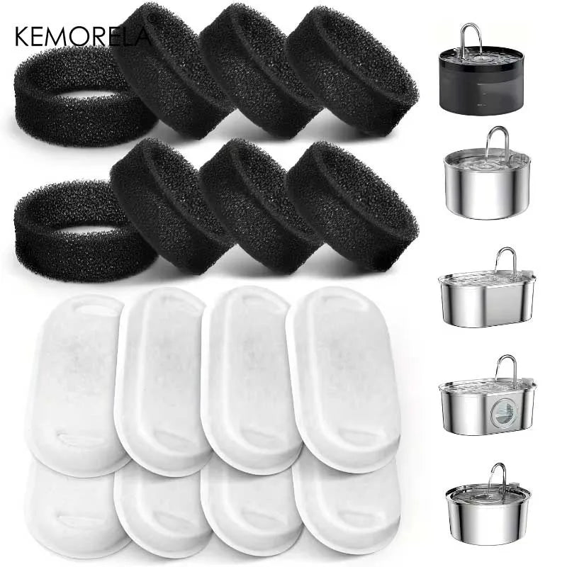 Cat Water Fountain Replacement Filters (8-Pack) product image