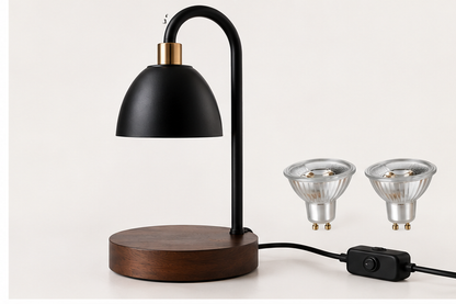 Candle Warmer Lamp studio view with two bulbs