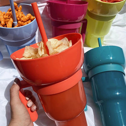 Snack & Drink Combo Cup – Smart 2‑in‑1