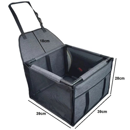 Hard Bottom Dog Car Seat | Travel Seat for Cars & SUVs