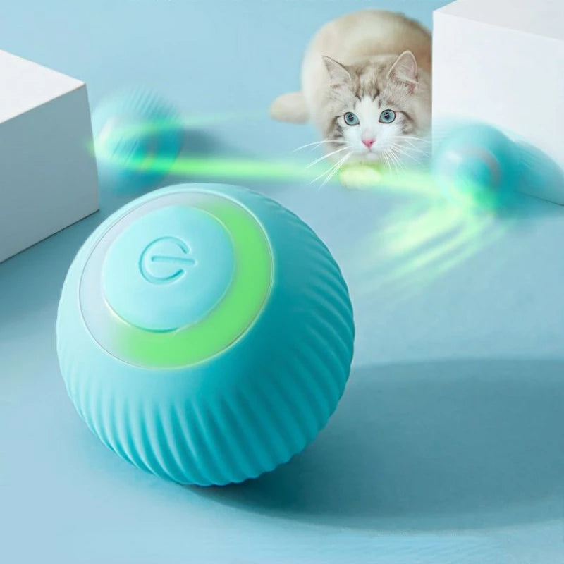 USB Rechargeable Rolling Ball Cat Toy