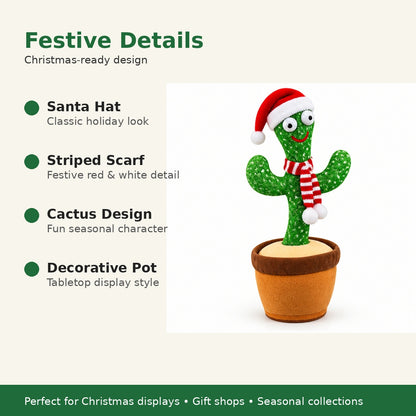 Santa Dancing Cactus festive product details