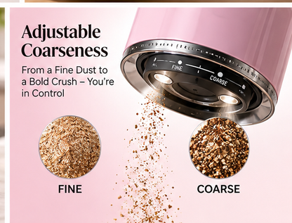 AShopix spice grinder adjustable fine to coarse