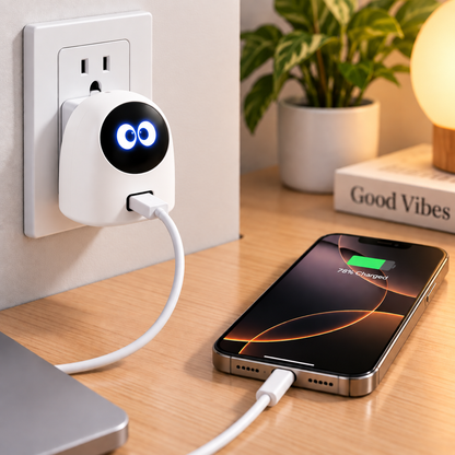 45W Smart USB-C Fast Charger with Digital Display