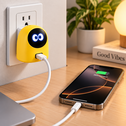 45W Smart USB-C Fast Charger with Digital Display